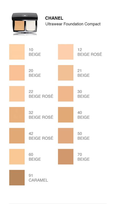 chanel powder foundation colors|Chanel foundations website.